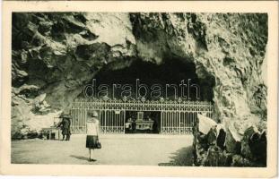 1934 Budapest XI. Gellért-hegyi lourdesi barlang, Magyarok Nagyasszonya sziklatemplom, főkapu (EK)