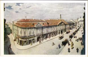 Budapest V. Az Athenaeum egykori palotája (lebont. 1897, Beleznay-Podmanitzky ház), ferenciek tere és Kalap utca sarok (ma Károlyi Mihály és Iványi utca sarok) Műemlékek Országos Bizottsága III. sorozat s: Cserna K.