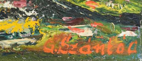 G. Szántó András (?-2002): Ság-hegy. Olaj, vászon, jelzett. 45x60 cm