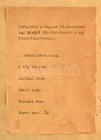 Tamás Ervin (1922-1996): Tokaji utca. Akvarell, papír, jelzett. Hátoldalán Képzőművészeti Alap címké...