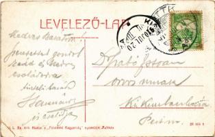 Ruttka, Vrútky; Vágvölgyi vasútvonal, Justh-alagút építés közben munkásokkal. W.L. Bp. 419. Felvidék...