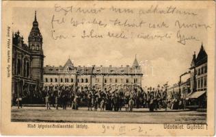 1904 Győr, Első képviselő választás. Berecz Viktor kiadása (EK)