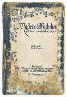 Madeira és Richelieu kézimunkakönyv. Fehérhímzés. Likacsos-, reneszánsz-, richelieu-, lapos-, és domoruhímzés. 656 képpel. Bp., é.n., Magyar Kereskedelmi Közlöny,(Tolnai-ny.). Gazdag szövegközti fekete-fehér képanyaggal illusztrált. Kiadói félvászon-kötés, rossz állapotban, kopott, foltos borítóval, sérült gerinccel és kötéssel, foltos, kijáró lapokkal.