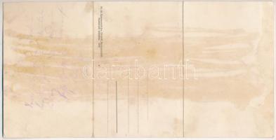 Nagyszeben, Hermannstadt, Sibiu; Negoi, Surul, Roter Turnpass. 3-részes kinyitható panorámalap. Jod....