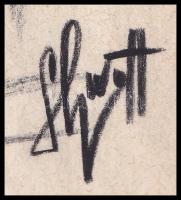 Schwott Lajos (1907-1987): A szomjas (karikatúra). Akvarell, ceruza, papír. Jelezve jobbra lent. 22×...