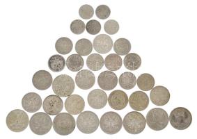 Orosz Birodalom 1903-1913. 5k Ag (5xklf) + 1908-1916. 10k Ag (9xklf) + 1904-1916. 15k Ag (10xklf) + ...