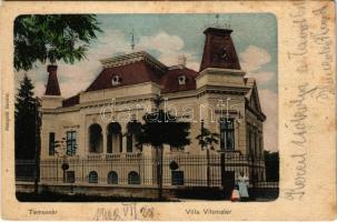 1902 Temesvár, Timisoara; Villa Vilsmeier. Mangold Sándor (fl)