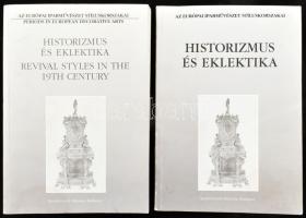 Historizmus és eklektika. Kiállítás az Iparművészeti Múzeum gyűjteményéből. I-II. kötet (szövegkötet/képkötet). Szerk. Péter Márta. Bp., 1992, Iparművészeti Múzeum. Kiadói, kissé foltos kartonált papírkötésben.