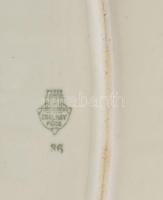 Zsolnay pipacs mintás porcelán étkészlet 4 személyes. Matricás, jelzett, minimális kopással Nagy tlk...