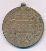 1898. "Jubileumi Emlékérem a Fegyveres Erő Számára / Signum memoriae (AVSTR)" bronz kitünt...