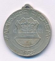 Felsőőri Fülöp Elemér (1882-1946) 1938. "Zalai Szeretet Érem" fém emlékérem füllel (23mm) ...
