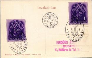 1938 Pécs, Részvény sörgyár "Abbazia" kerthelyisége. Kiadja Schmeiszl és Kálmán cég + &quo...