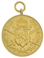 Bulgária ~1933-1939. "Európai Háborús Emlékérem 1915-1918" aranyozott bronz kitüntetés mellszalag nélkül T:AU a peremen kopott aranyozás Bulgaria ~1933-1939. "European War Commemorative Medal 1915-1918" gilt bronze decoration without ribbon C:AU worn gilt on the edge