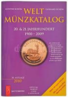 Günter Schön: Welt Münzkatalog 20. & 21. Jahrhundert. 1900-2009. 38. Auflage 2010. Battenberg, München, 2009. Alig használt állapotban.