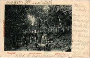 1900 Visegrád, Fröhlich vendéglő, Mátyás forrás. Kiadja Divald Károly (EK)