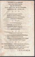 1799 Krasznahorkai és csíkszentkirályi báró Andrássy Antal (1742-1799) rozsnyói püspök nyomtatott ha...