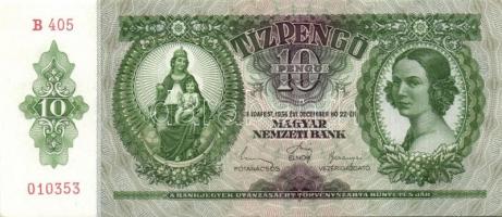 1936. 10P (3x) egymás utáni sorszámokkal T:I