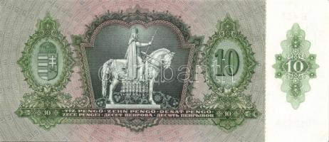 1936. 10P (3x) egymás utáni sorszámokkal T:I