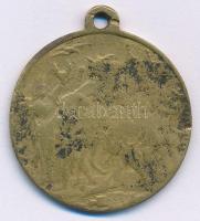 1896. "Ezredéves Történetünk Ezredekre Remény Nekünk - Honfoglalás" millenniumi bronz emlé...