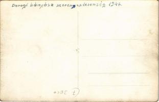 1946 Dorog, bányászok temetése a szerencsétlenség után. photo