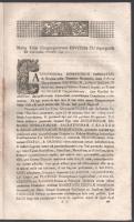 cca 1760-80 Márai Teréziával és II Józseffel kapcsolatos 3 db nyomtatvány, egybekötve. Pest, é.n., E...