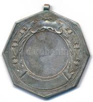 ~1910. "Magyar Úszó Egyesület 1893" jelzett Ag sportérem szalagon (22,57g/0.800/41mm) T:AU...