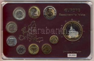 Lengyelország 1992-2004. 1Gr-5Zl 9klf db + 2004. 1€ próbaveret kereskedői szettben T:1,PP Limitált példányszám!