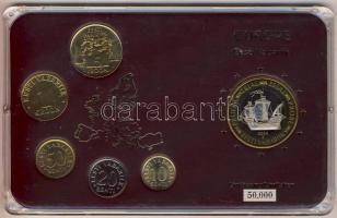 Észtország 1992-2003. 10s-5K 5klf db + 2004. 1€ próbaveret kereskedői szettben T:1,PP Limitált példányszám!