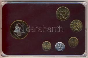 Észtország 1992-2003. 10s-5K 5klf db + 2004. 1€ próbaveret kereskedői szettben T:1,PP Limi...