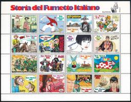 Az olasz képregény története kisív, The history of Italian comics mini sheet