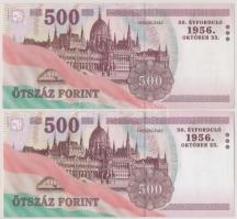 2006. 500Ft "A forradalom 50. évfordulója 1956. október 23." (2x) "EB" és "...