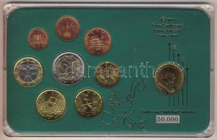 Szlovénia 1992-2003. 10St-5T 9klf db + Vatikán 2001. 200L aranyozva kereskedői szettben T:1 Limitált példányszám!