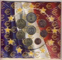 Franciaország 2003. 1c-2€ 8klf db, szettben, eredeti bontatlan csomagolásban! T:BU