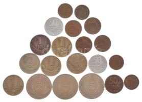 Szlovákia 1939-1943. 10h - 5K (20db) T:AU-F Slovakia 1939-1943. 10 Halierov - 5 Korún (20pcs) C:AU-F