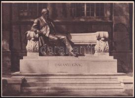 cca 1935 Darányi Ignác szobra a Városligetben, Kisfaludi Strobl Zsigmond alkotása, fotó, jelzés nélkül, 13x18 cm