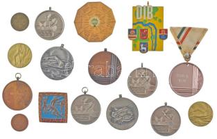 ~300g vegyes, főleg magyar szocialista sportérem, díjérem T:vegyes