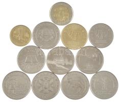 2005-2023. 50Ft (8xklf) különböző forgalmi emlékkiadások + 2020. 10Ft + 20Ft "Tisztelet a hősöknek" + 2021. 5Ft "75 éves a Forint" "I" + 2022. 100Ft "Magyar Pénzmúzeum" T:AU