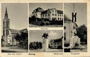 Karcag katonai emlékművel