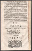 XVIII. sz. közepe Franciscus Balasko (Balaskó Ferenc): Majestaticus ex Austria in Hungariam adventus...