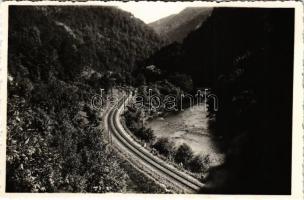 Királyhágó, Bucsa, Bucea; Sebes-Körös völgye, vasútvonal / Crisul Repede valley, railway line