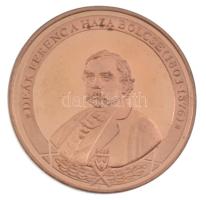 Bozó Gyula (1913-2004) DN Deák Ferenc a haza bölcse (1803-1876) kétoldalas bronz emlékérem (42,5mm) T:AU (eredetileg PP)