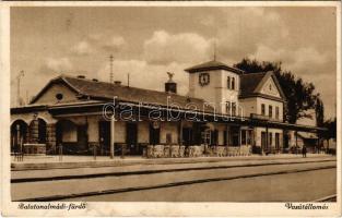 1939 Balatonalmádi-fürdő, vasútállomás (Rb)