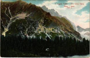 1907 Tátra, Magas-Tátra, Vysoké Tatry; Bástya / Bastei / mountain (EK)