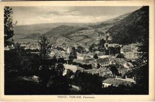 1931 Trencsénteplic, Trencianske Teplice; látkép, fürdő / general view, spa