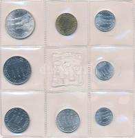 San Marino 1975. 1L-500L (8xklf) forgalmi sor eredeti lezárt plasztik csomagolásban, közte 1975. 500L Ag "Sirályok" T:UNC San Marino 1975. 1 Lire - 500 Lire (8xdiff) coin set in original sealed plastic packaging, including 1975. 500 Lire Ag "Seagulls" C:UNC  Krause KM#MS5
