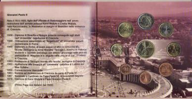 Olaszország 2002. 1c-2€ 8klf db + Lengyelország 2003. 2Zl "II.János Pál pápa" szettben T:1