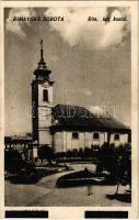 1947 Rimaszombat, Rimavská Sobota; Rim. kat. kostol / Római katolikus templom / Catholic church