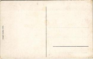 Selmecbánya, Banská Stiavnica; Deák Ferenc utca, piac, szálloda. Joerges kiadása 1910. / street view...