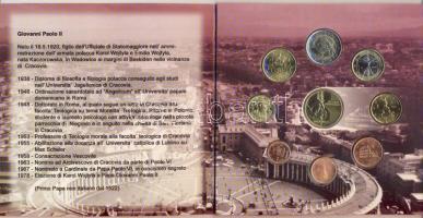 Olaszország 2002. 1c-2€ 8klf db + Lengyelország 2003. 2Zl "II.János Pál pápa" szettben T:1