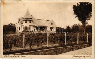 1926 Balatonalmádi-fürdő, Weninger nyaraló (EK)